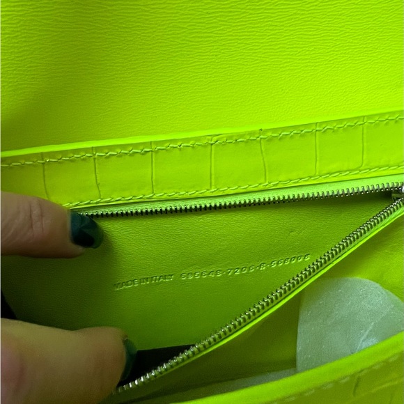 Balenciaga XXS Flap Street Croc Shoulder Bag - Picture 7 of 11